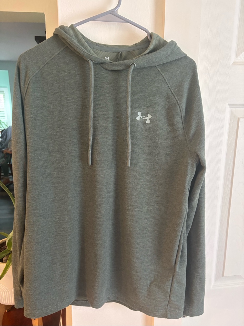 Under Armour Men’s Olive Green Zip-Up Hoodie